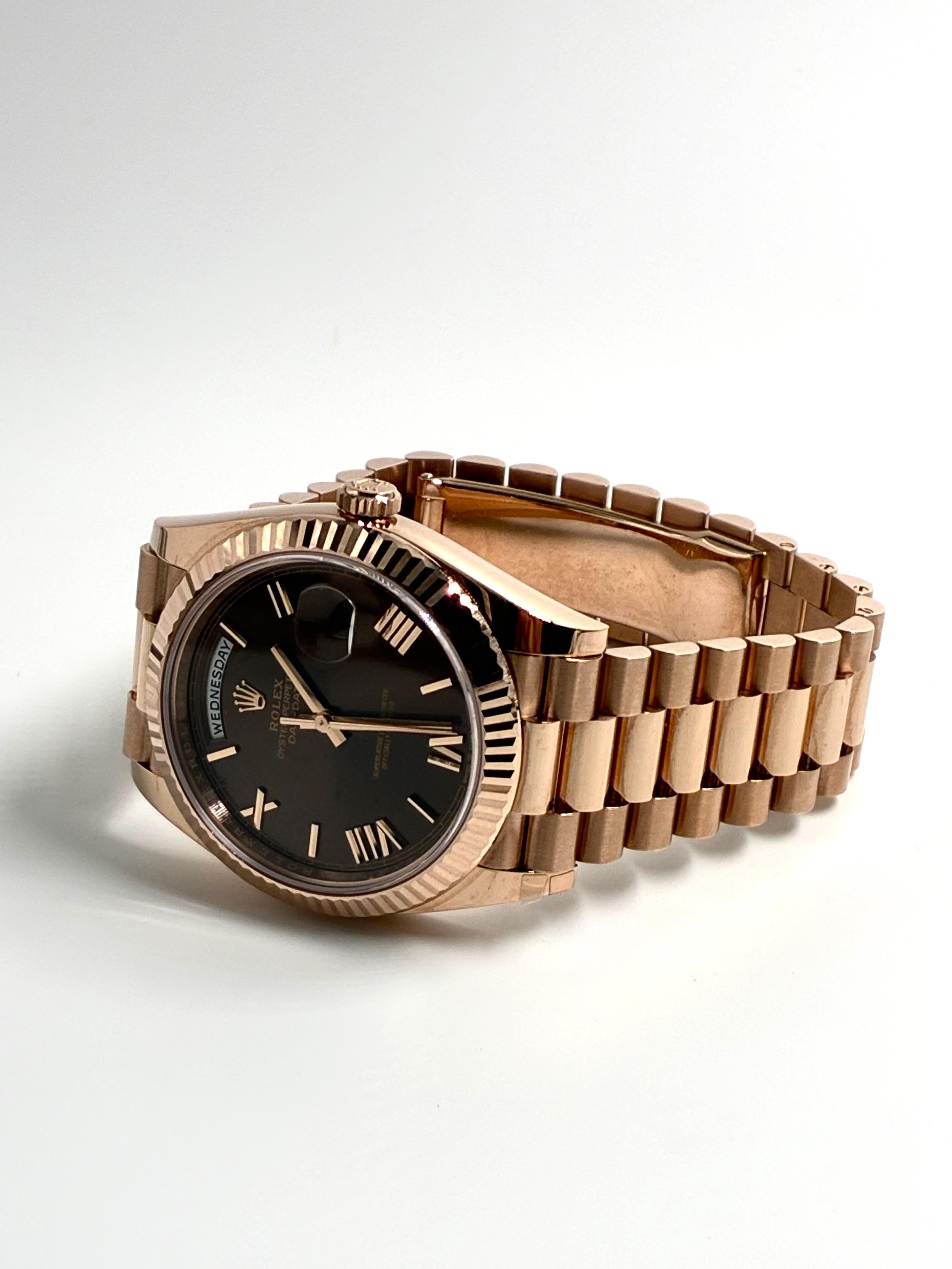 Rolex Day-Date 40 228235 Chocolate Roman
