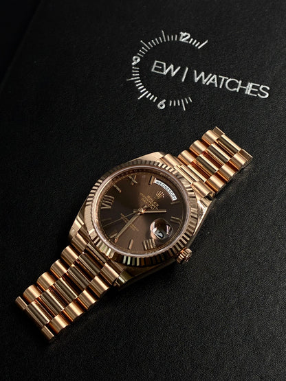 Rolex Day-Date 40 228235 Chocolate Roman
