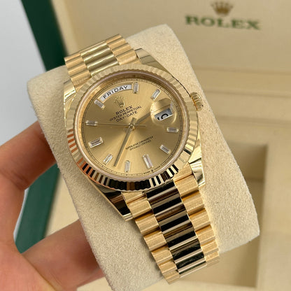 Rolex Day date 40  228238A Champagne Index Diamond