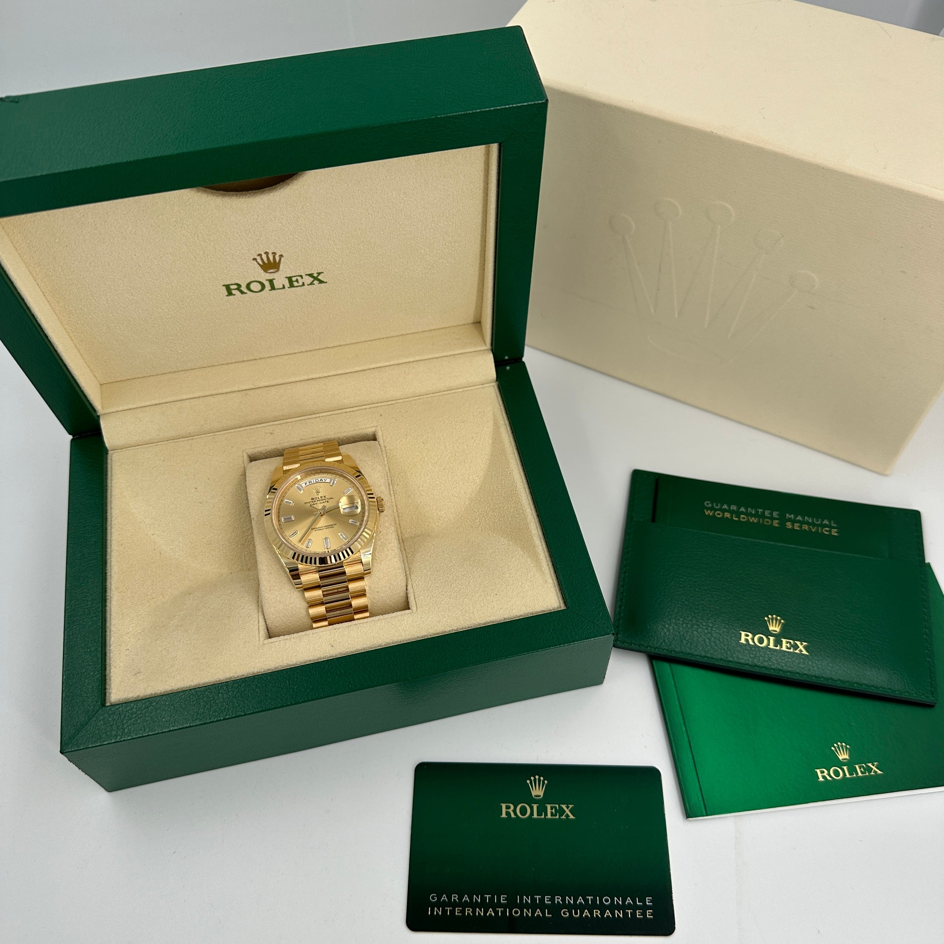 Rolex Day date 40  228238A Champagne Index Diamond