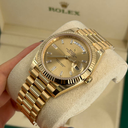 Rolex Day date 40  228238A Champagne Index Diamond