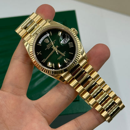 Rolex Day-Date 36 128238 Green Roman Ombre 2025