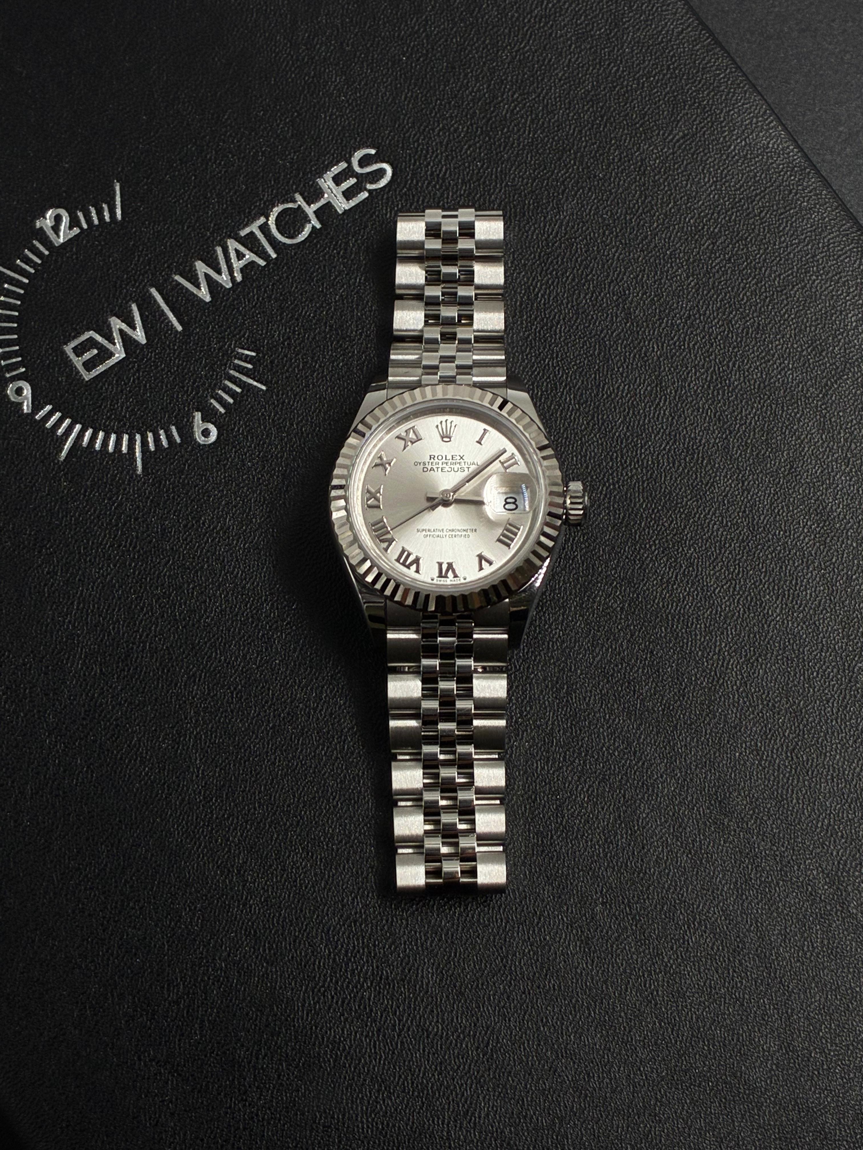 Rolex Lady-Datejust 279174 Silver Roman Jubilee 2025
