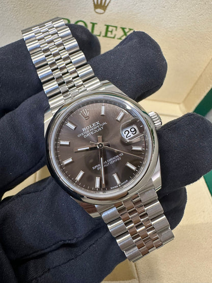 Rolex Datejust 31 278240 Grey Index Jubilee 2025