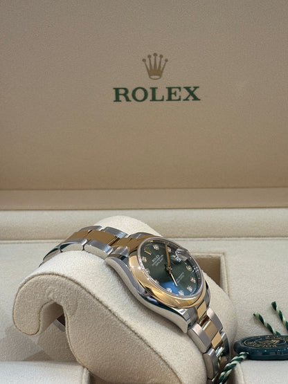 Rolex Datejust 31 278243G Green Diamonds Oyster 2025