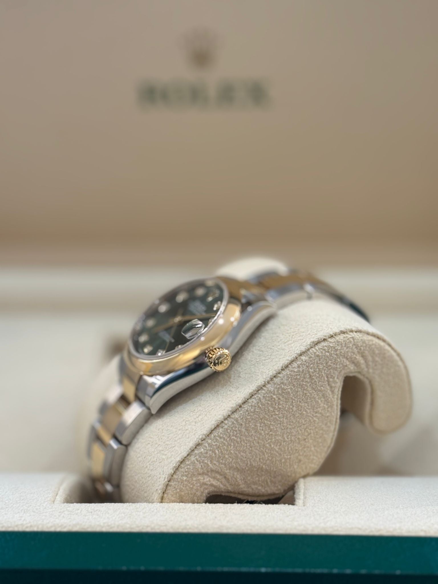 Rolex Datejust 31 278243G Green Diamonds Oyster 2025