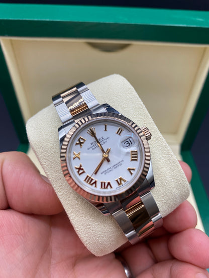 Rolex Datejust 31 278271 White Roman Oyster 2025