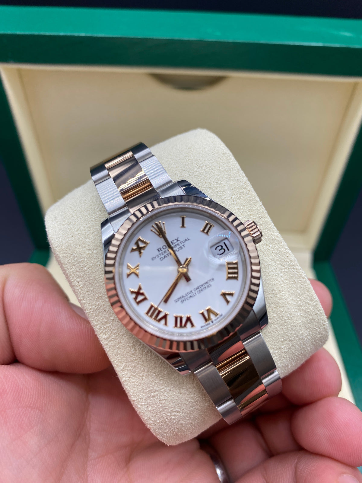 Rolex Datejust 31 278271 White Roman Oyster 2026