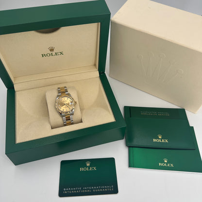 Rolex Datejust 31 278273 Champagne Diamonds Oyster 2025
