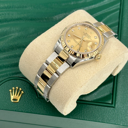 Rolex Datejust 31 278273 Champagne Diamonds Oyster 2025