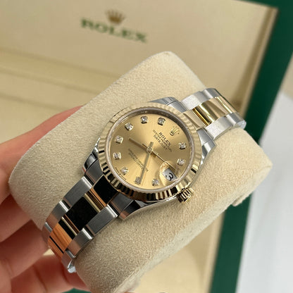 Rolex Datejust 31 278273 Champagne Diamonds Oyster 2025