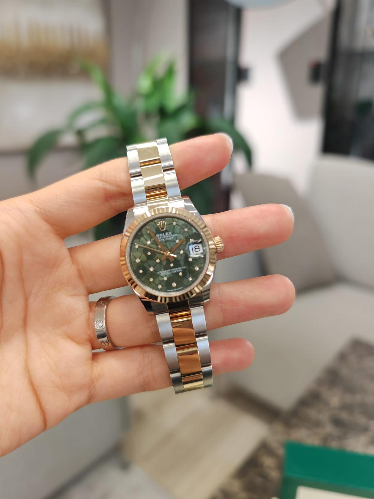 Rolex Datejust 31 278273 Grüne Blumen-Auster 2025
