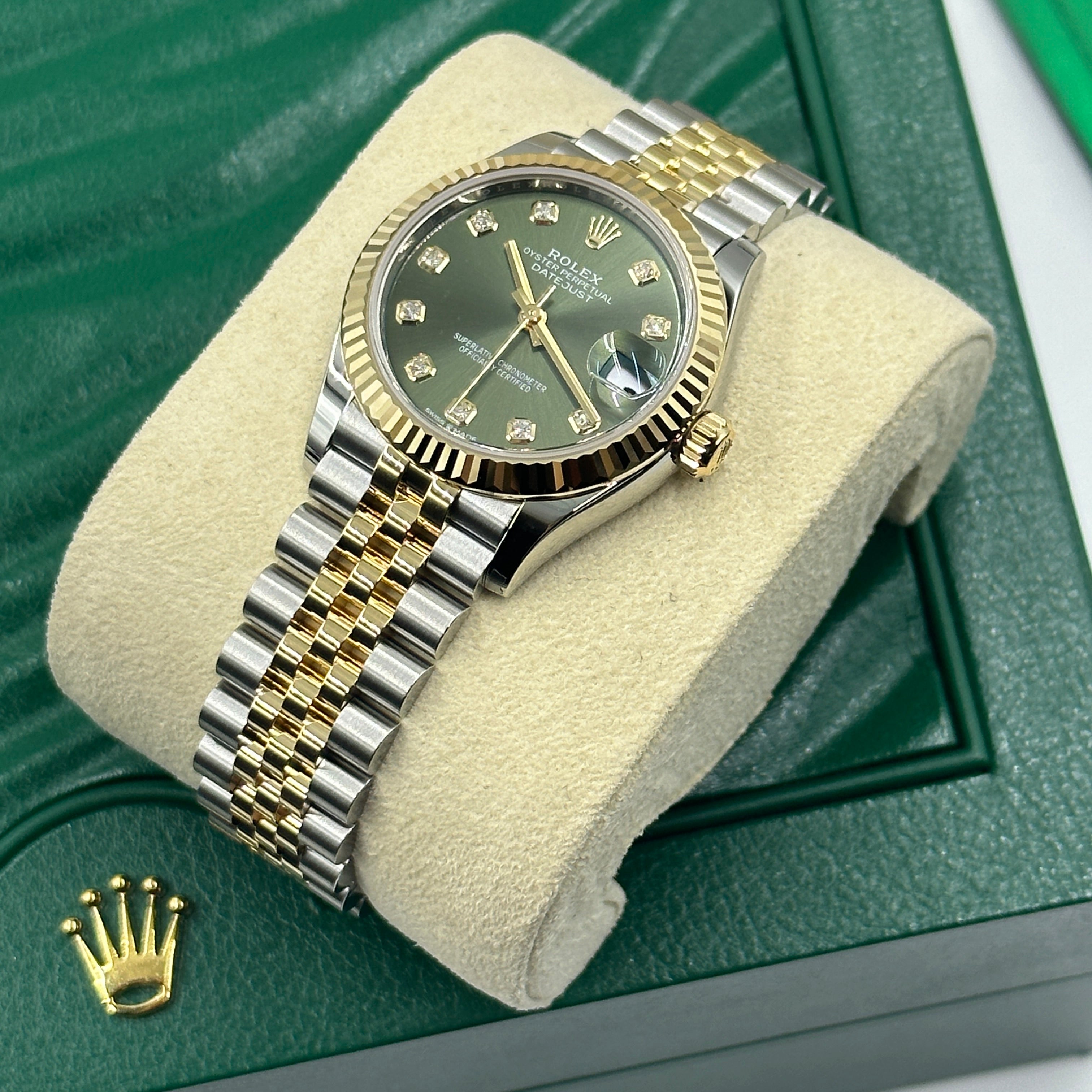 Rolex Datejust 31 278273G Green Jubilee 2026