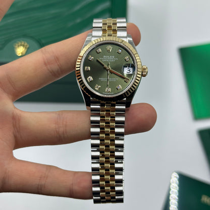 Rolex Datejust 31 278273G Green Jubilee 2026