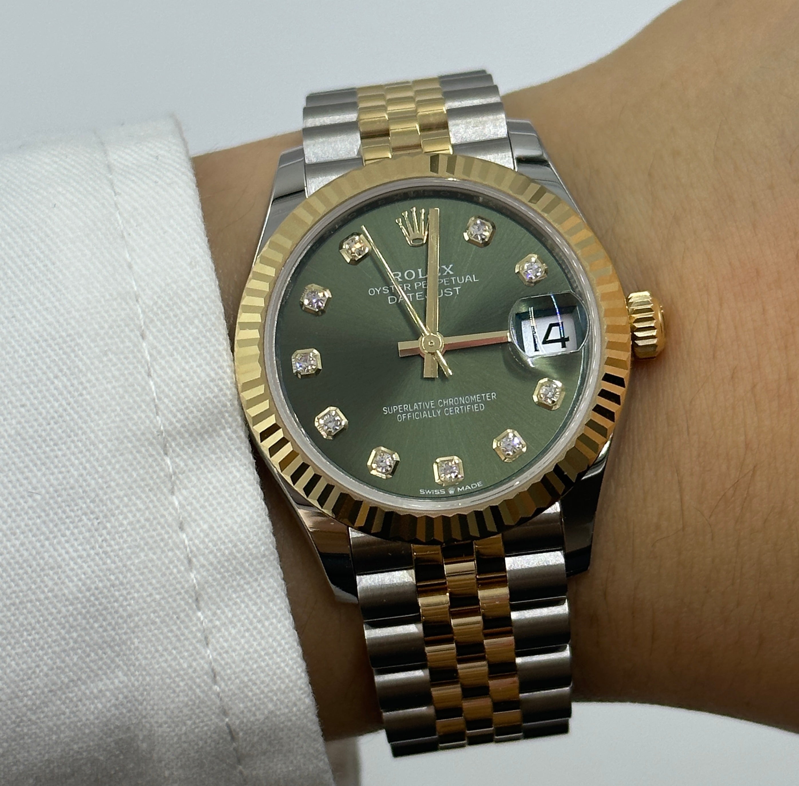 Rolex Datejust 31 278273G Green Jubilee 2026