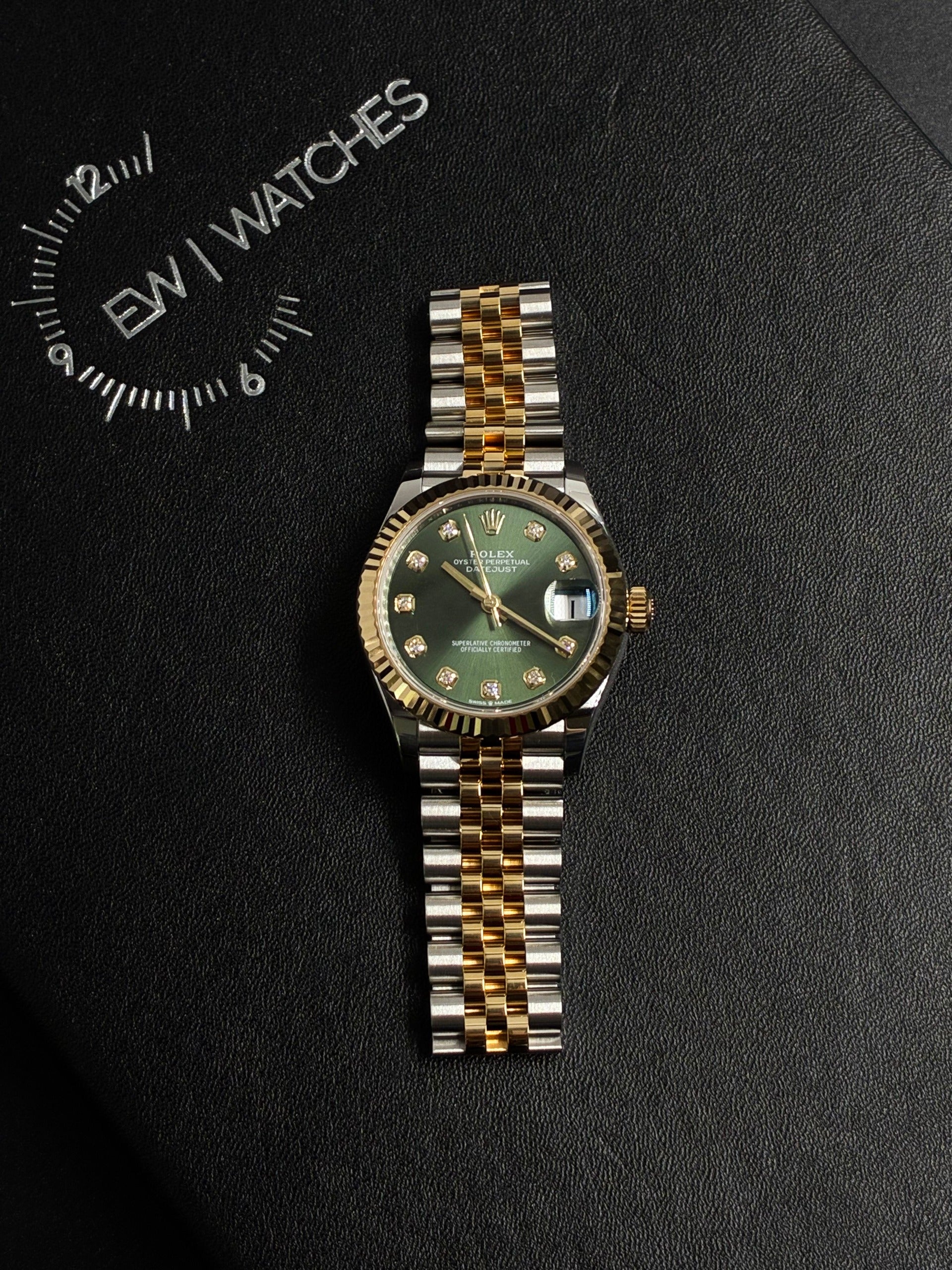 Rolex Datejust 31 278273G Green Jubilee 2025