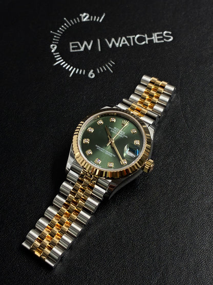 Rolex Datejust 31 278273G Green Jubilee 2026