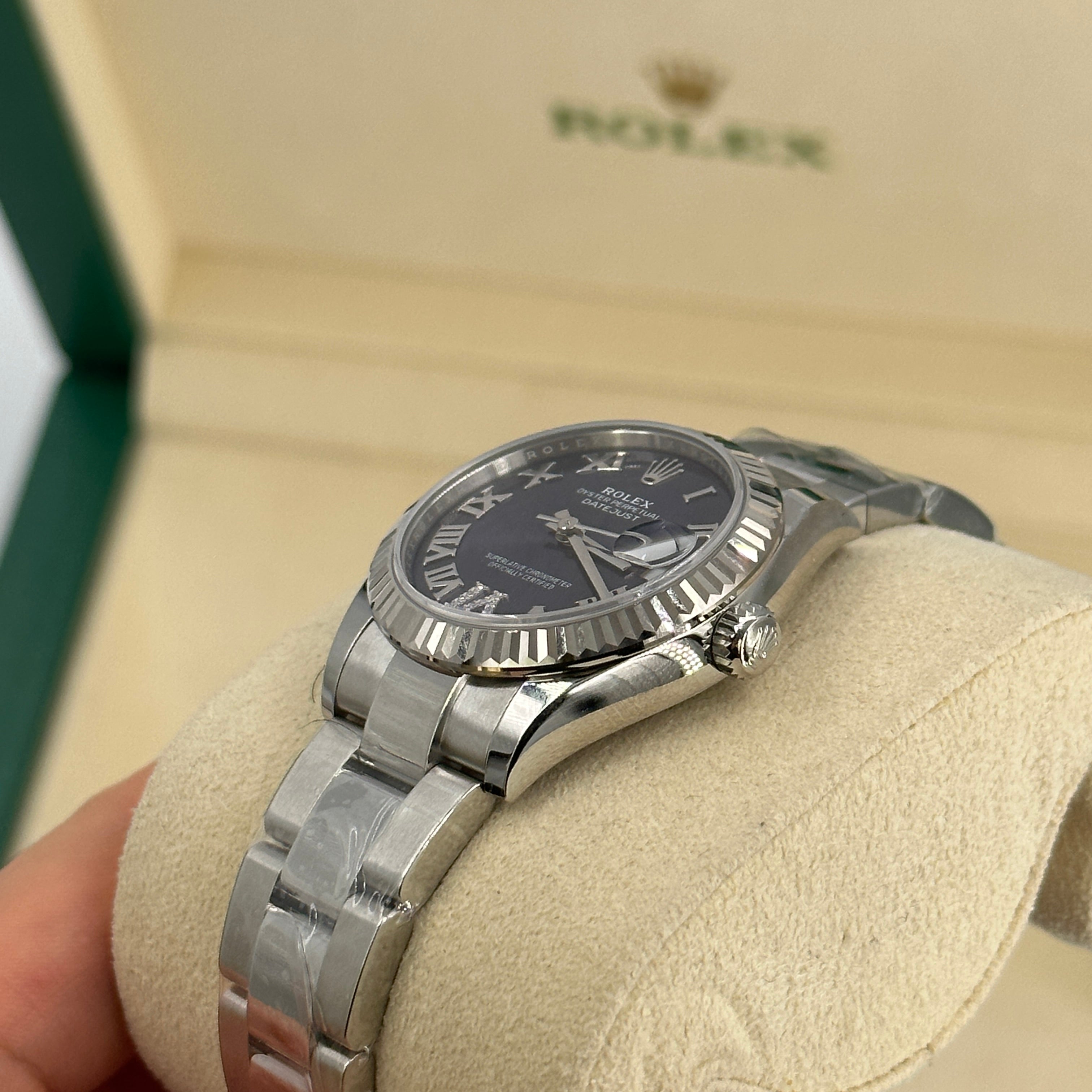 Rolex Datejust 31 278274 VI Purple Roman Diamond Oyster 2025