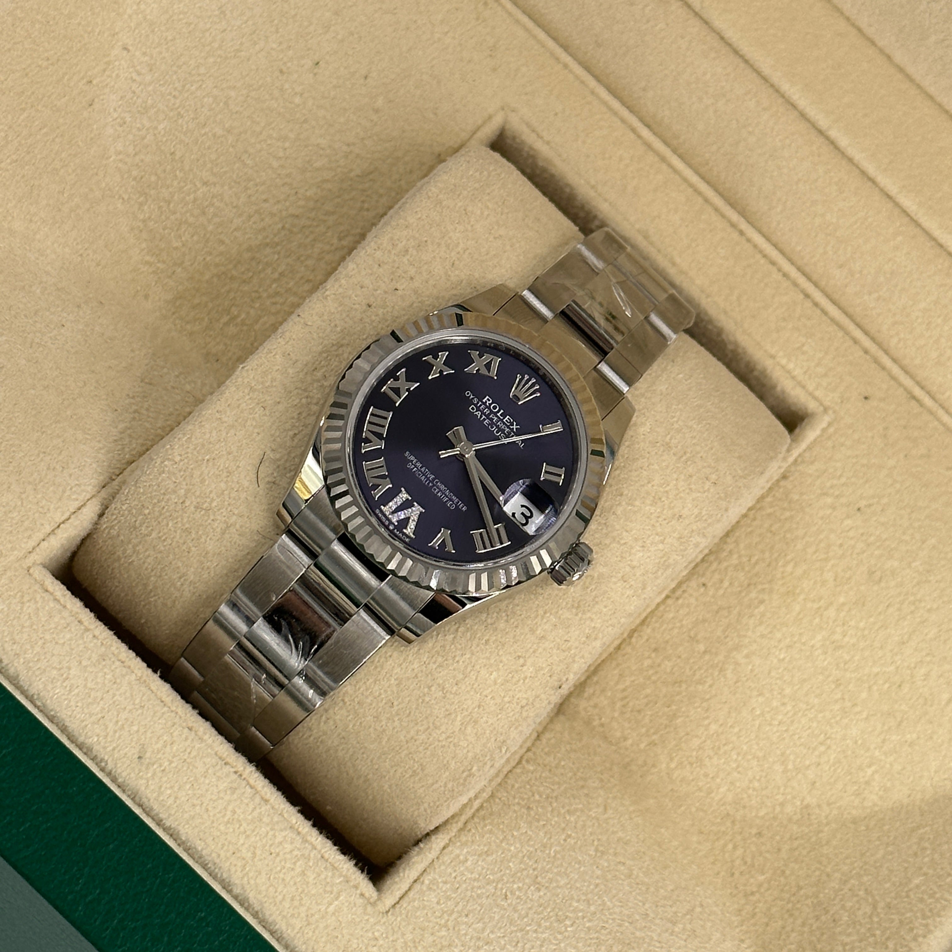 Rolex Datejust 31 278274 VI Purple Roman Diamond Oyster 2025