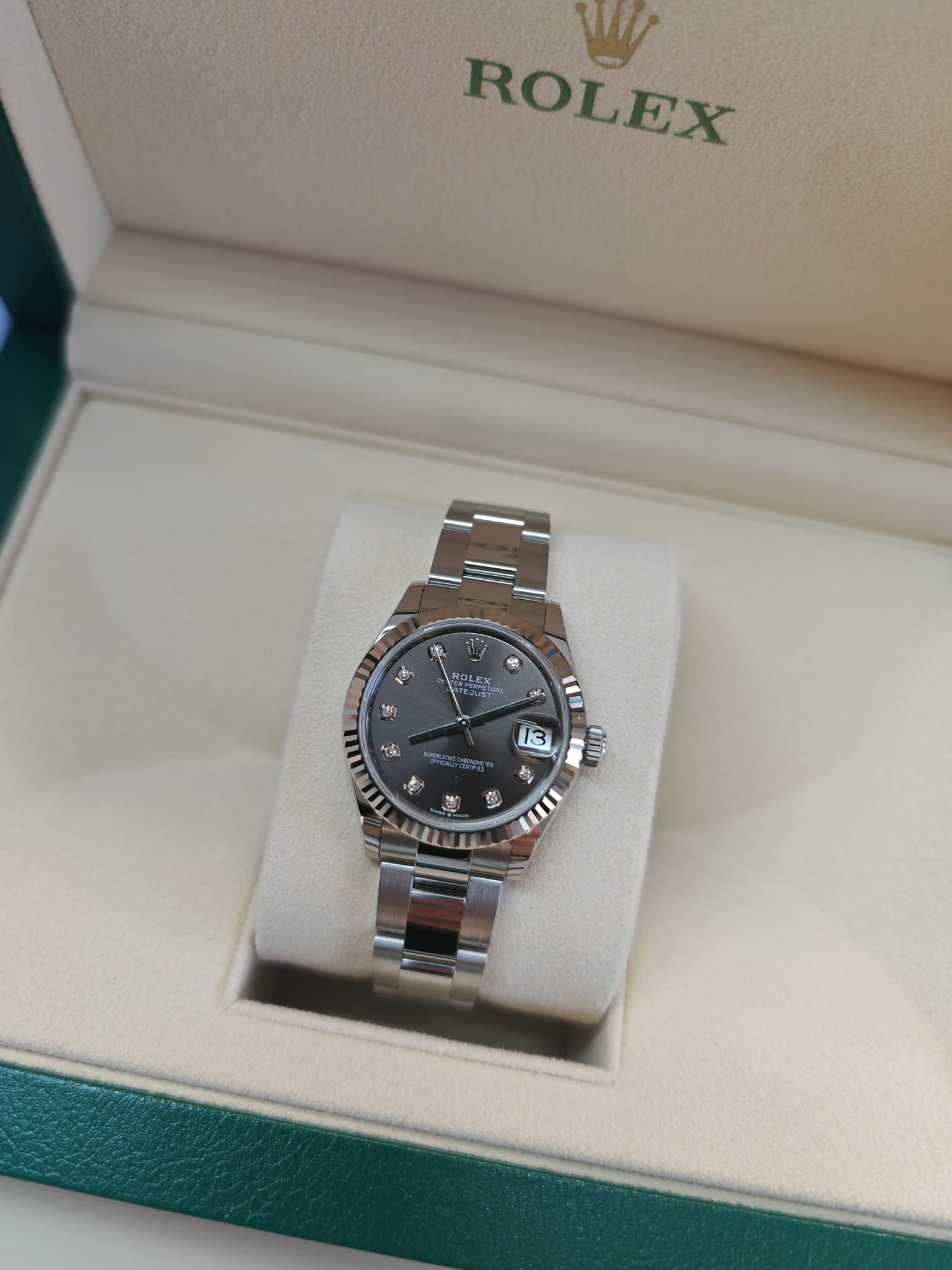 Rolex Datejust 31 278274G Graue Auster 2025