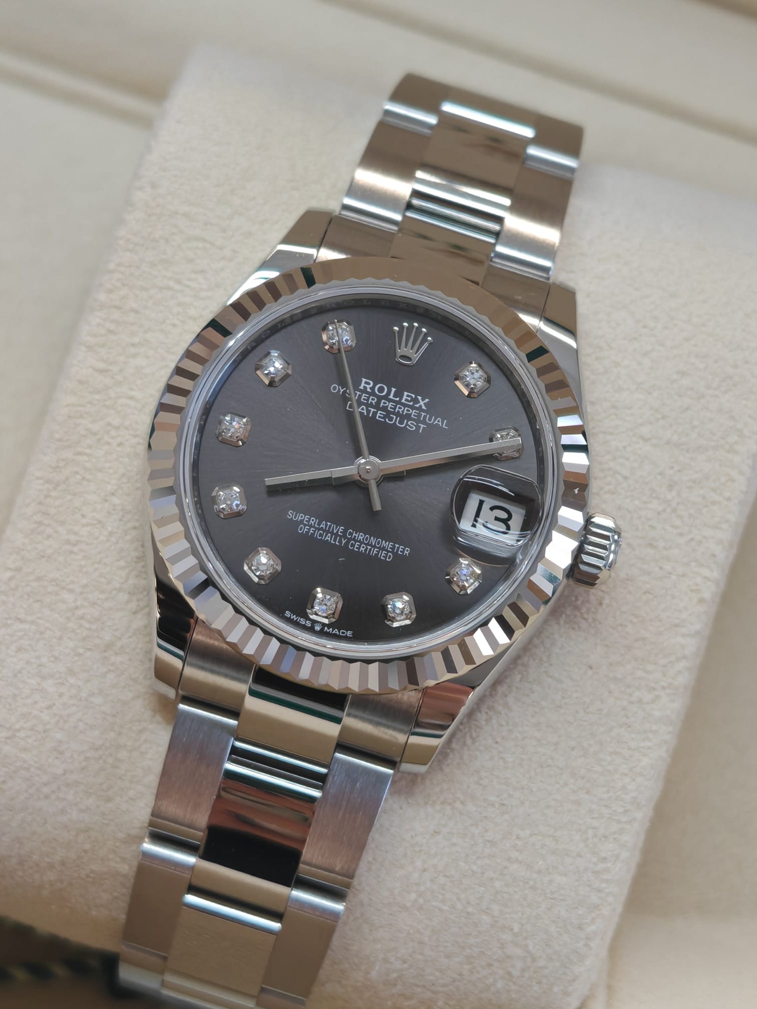 Rolex Datejust 31 278274G Graue Auster 2025