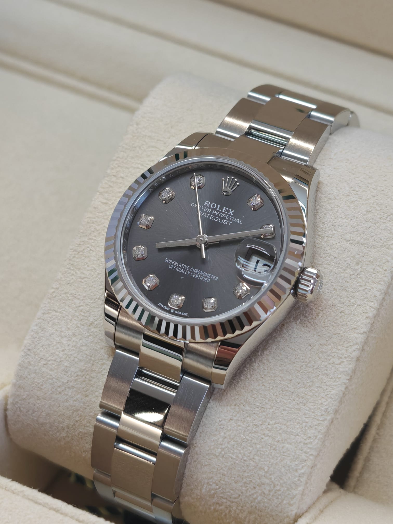 Rolex Datejust 31 278274G Graue Auster 2025