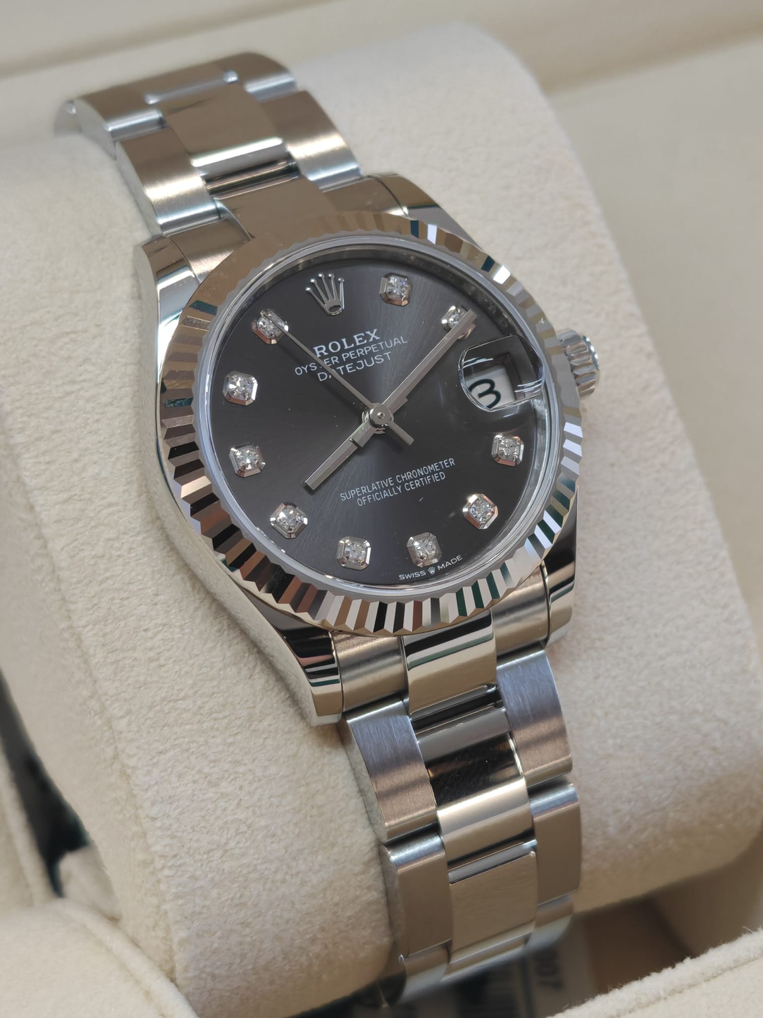 Rolex Datejust 31 278274G Graue Auster 2025