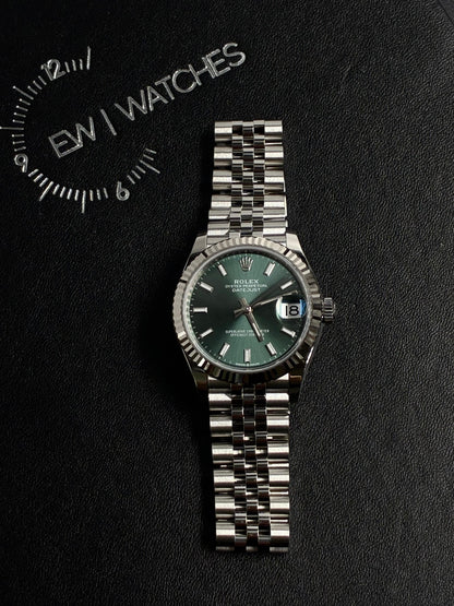 Rolex Datejust 31MM 278274 Green Index Jubilee 2025