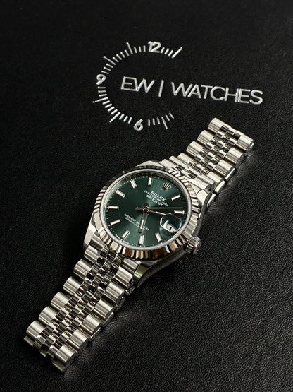 Rolex Datejust 31MM 278274 Green Index Jubilee 2025