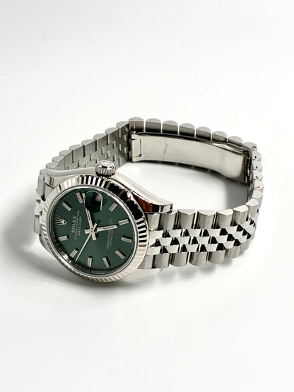 Rolex Datejust 31MM 278274 Green Index Jubilee 2025
