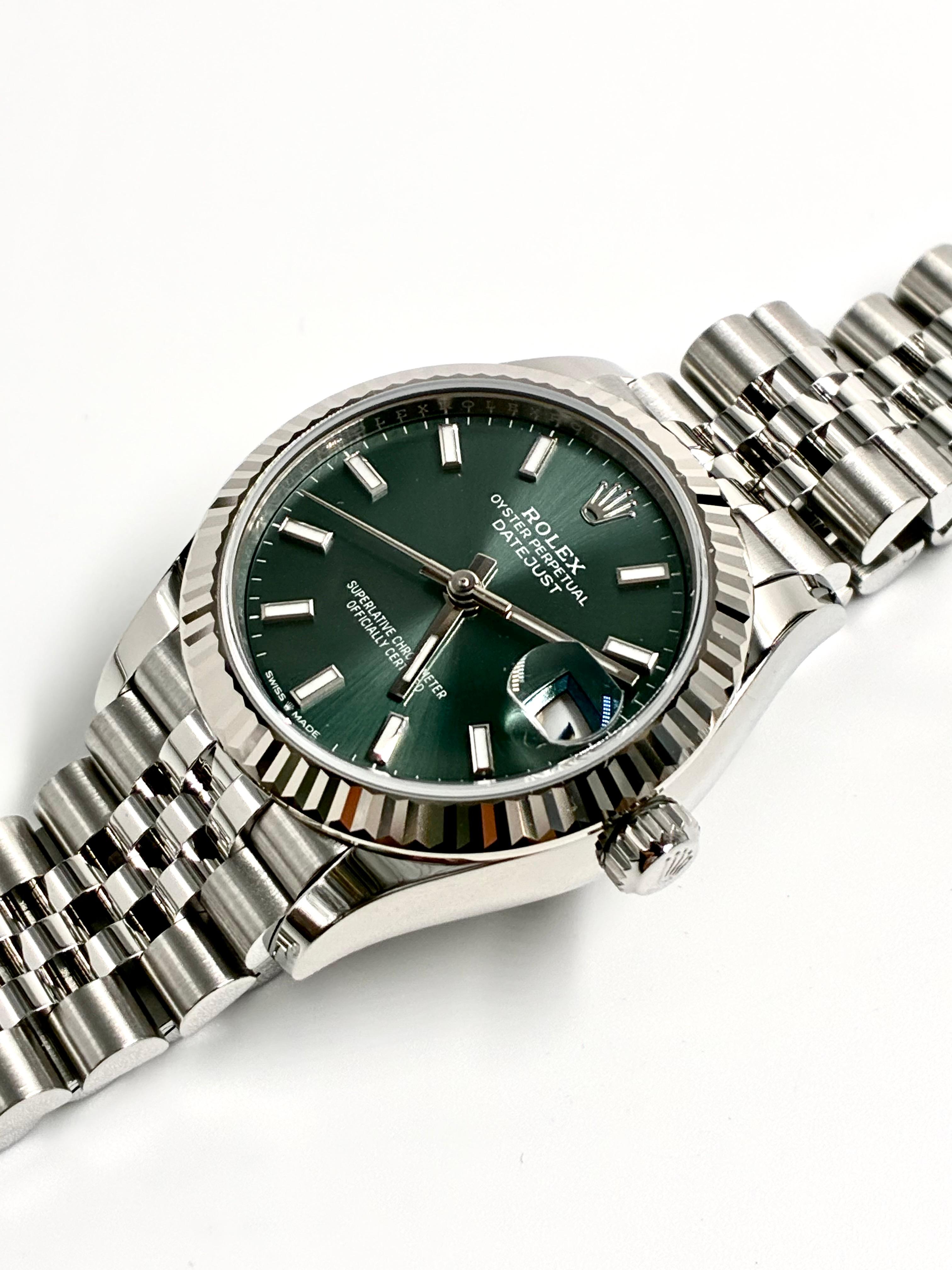 Rolex Datejust 31MM 278274 Green Index Jubilee 2025