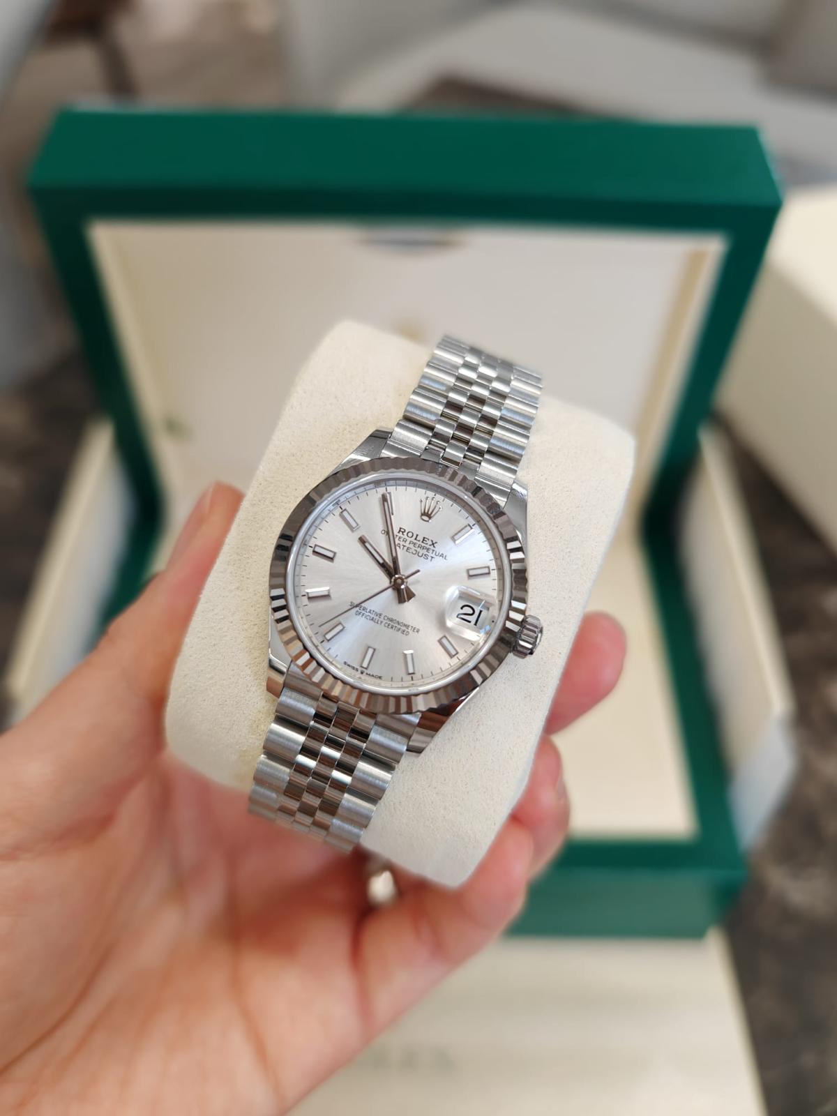 Rolex Datejust 31 278274 SILBER INDEX JUB