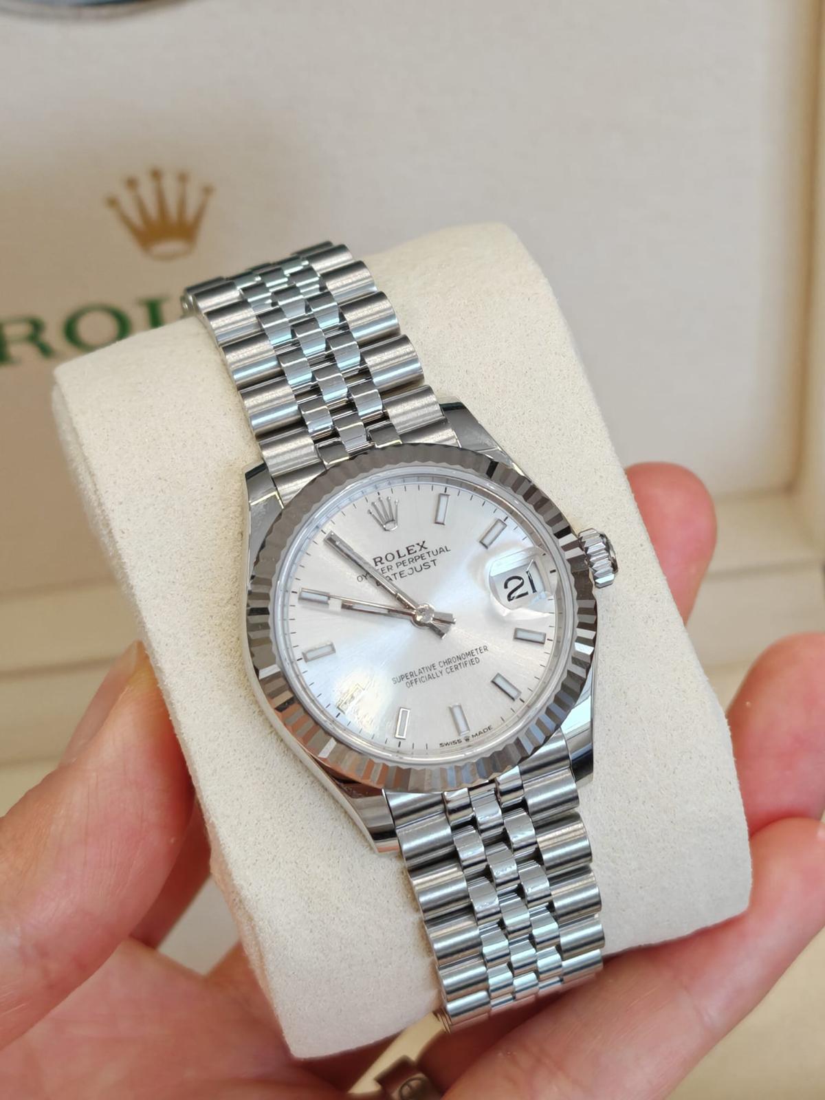 Rolex Datejust 31 278274 SILBER INDEX JUB