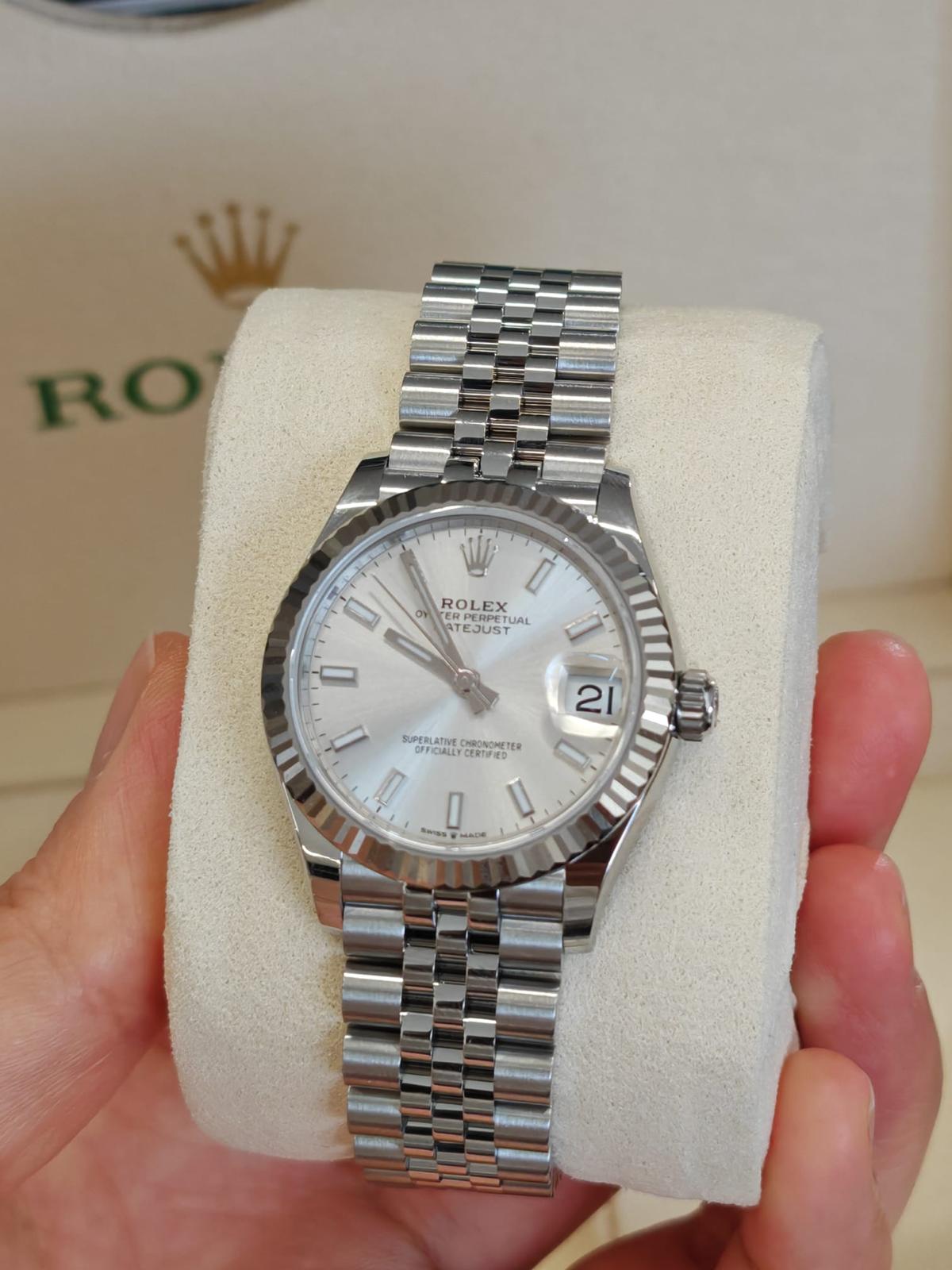 Rolex Datejust 31 278274 SILBER INDEX JUB