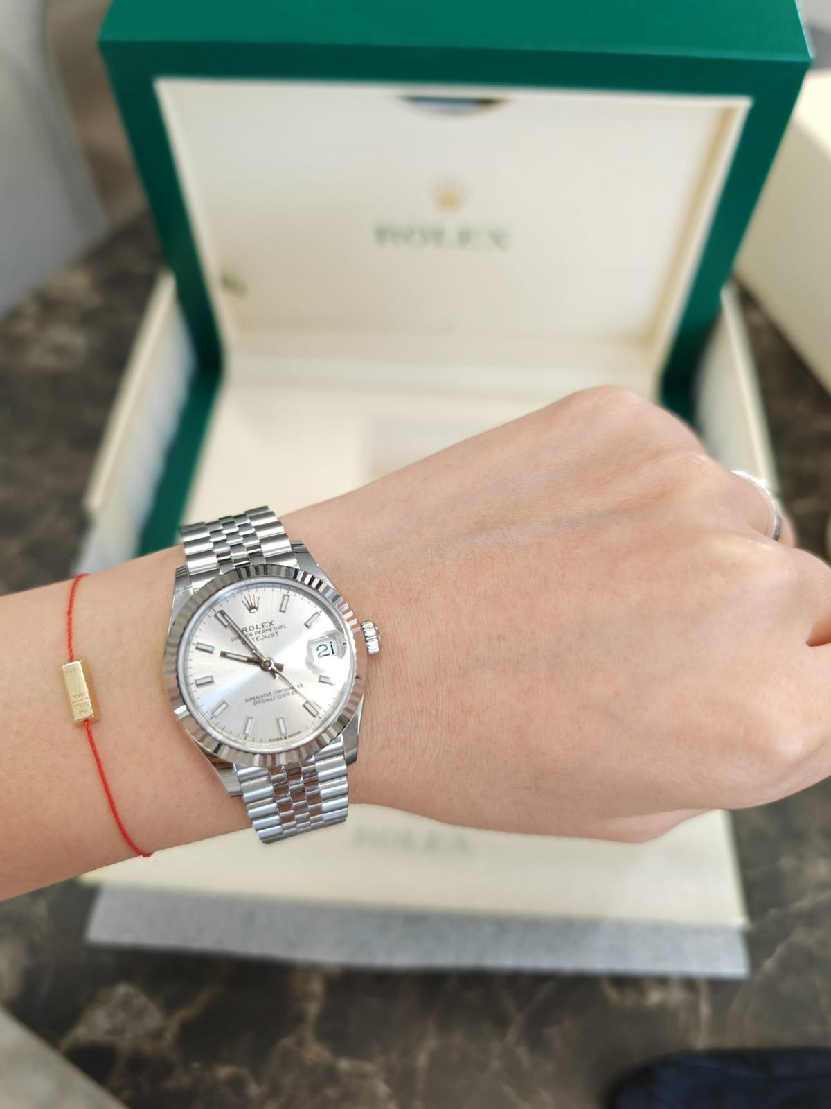 Rolex Datejust 31 278274 SILBER INDEX JUB