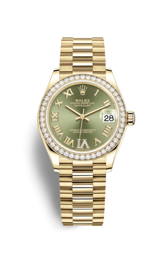 Rolex Datejust 31 278288RBR Green VIIX Roman Diamonds