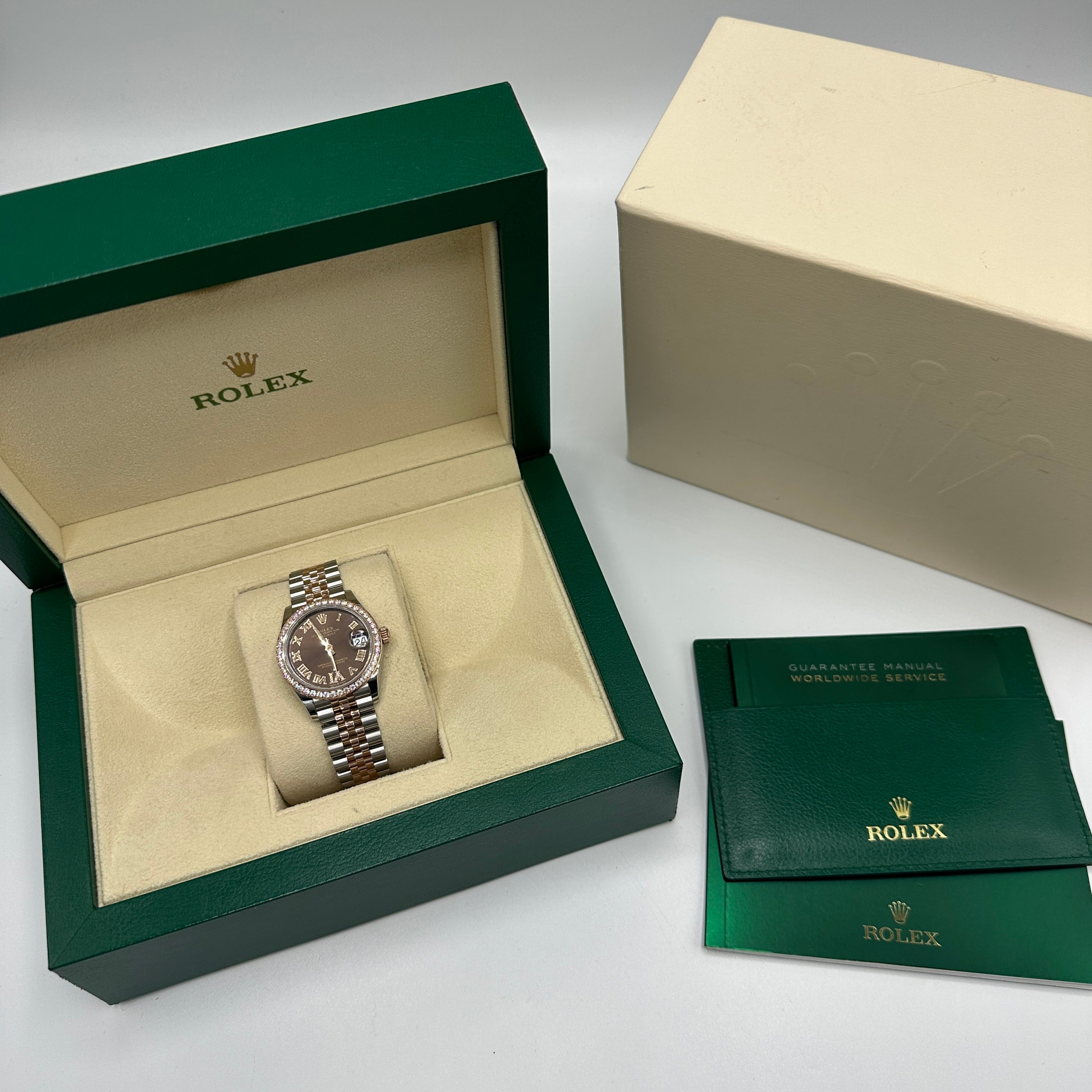 Rolex Datejust 31 278381RBR Chocolate Roman IV Jubilee