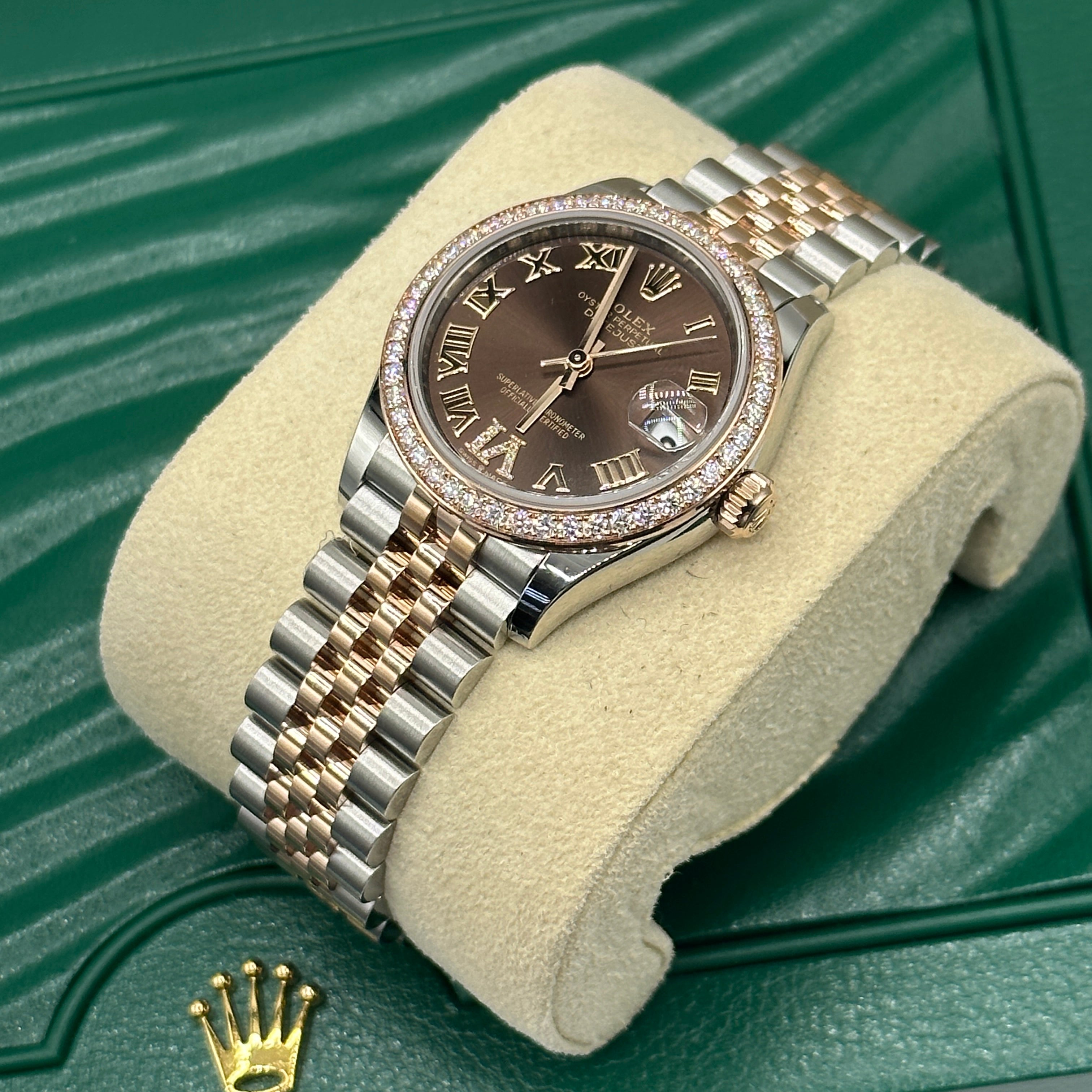 Rolex Datejust 31 278381RBR Chocolate Roman IV Jubilee