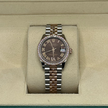 Rolex Datejust 31 278381RBR Chocolate Roman IV Jubilee