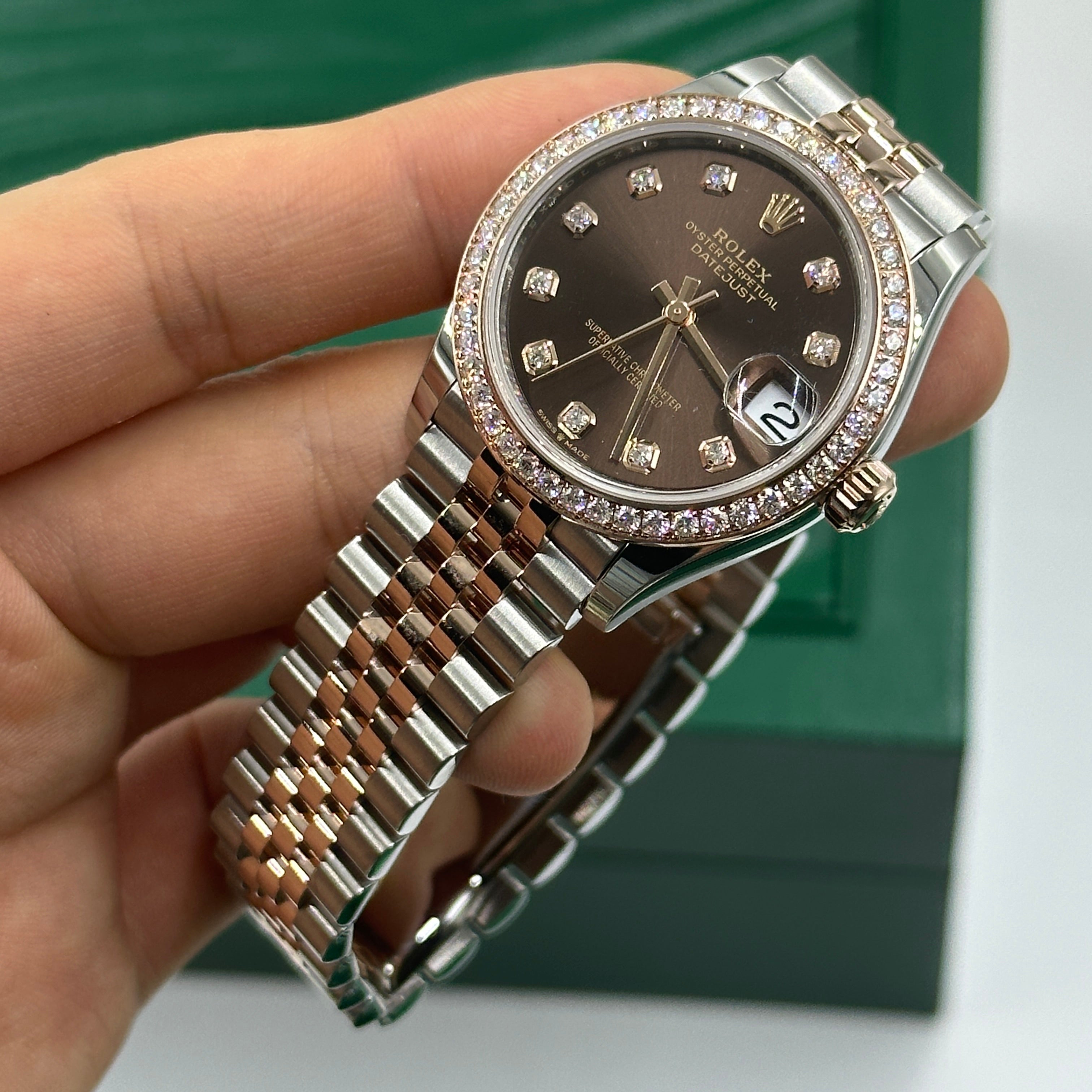 Rolex Datejust 31 278381RBR G Chocolate Jubilee 2025