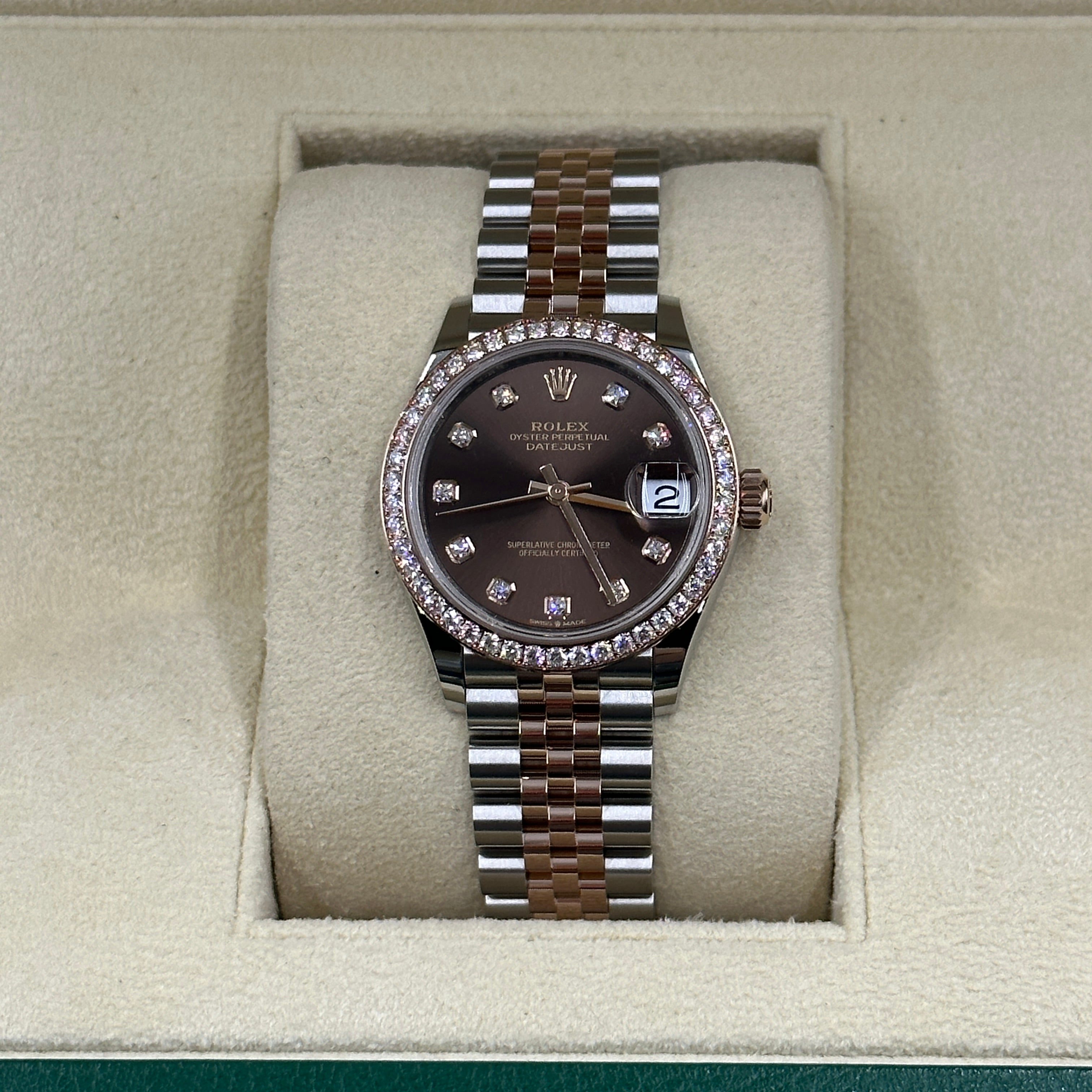 Rolex Datejust 31 278381RBR G Chocolate Jubilee 2025