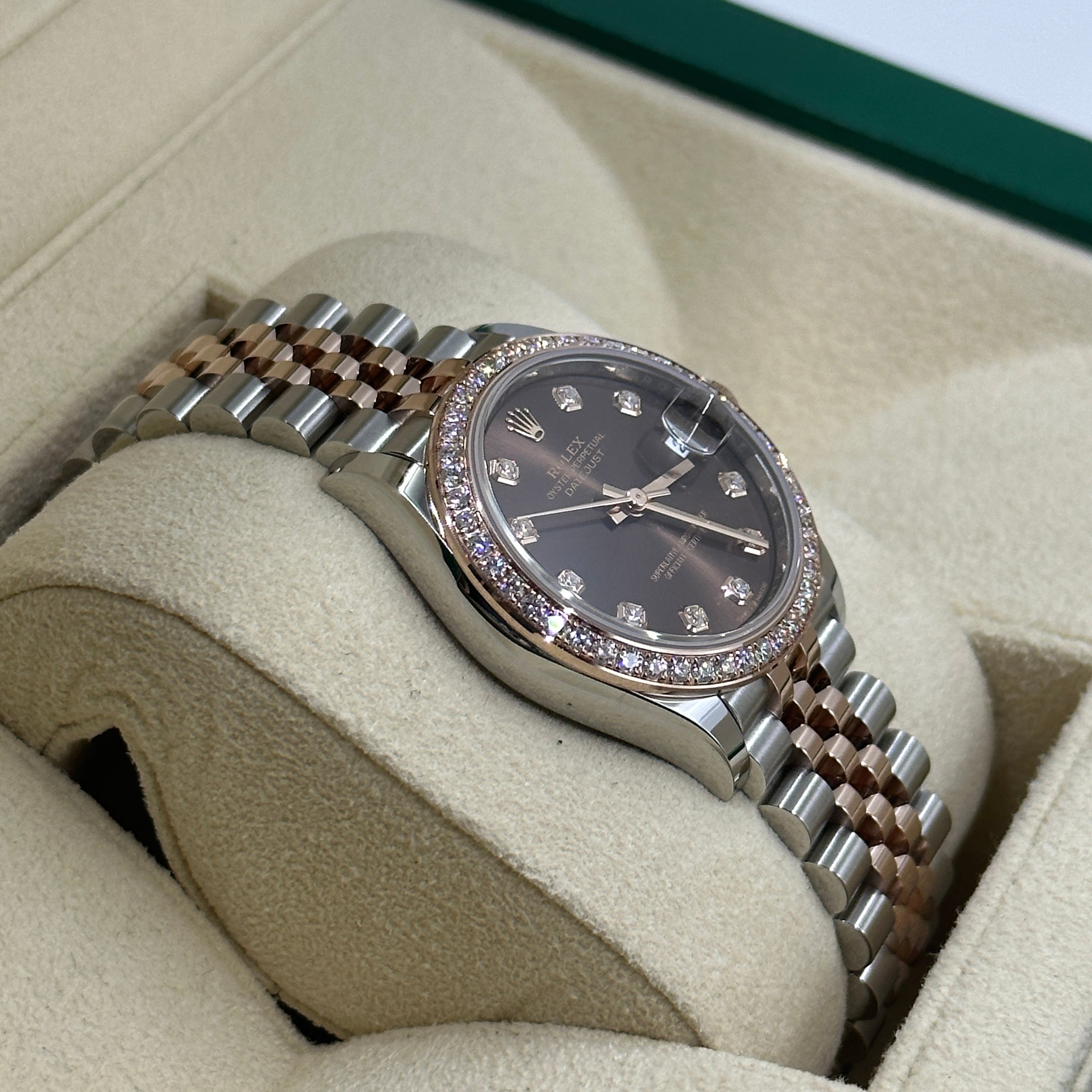 Rolex Datejust 31 278381RBR G Chocolate Jubilee 2025