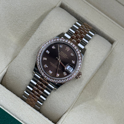 Rolex Datejust 31 278381RBR G Chocolate Jubilee 2025
