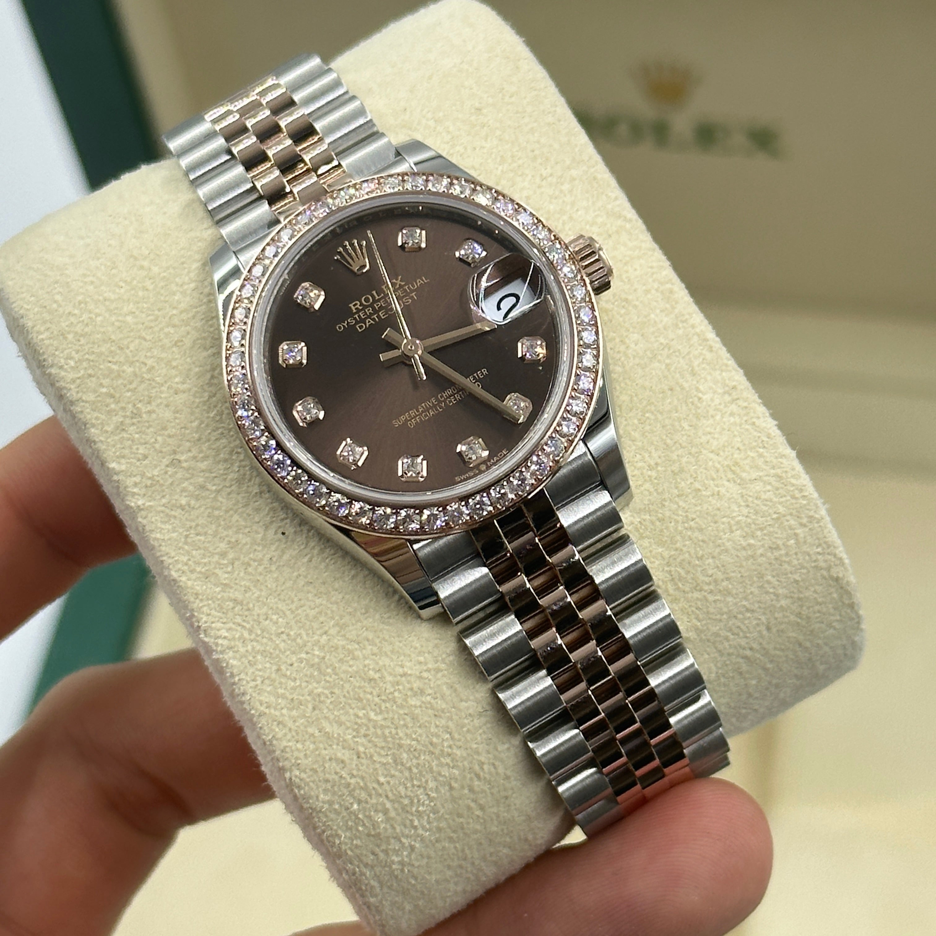 Rolex Datejust 31 278381RBR G Chocolate Jubilee 2025