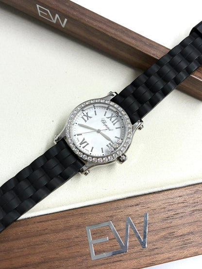 Chopard Happy Sport 30mm 278590-3003 White With Diamond Set (Stainless Steel Bezel) 2025