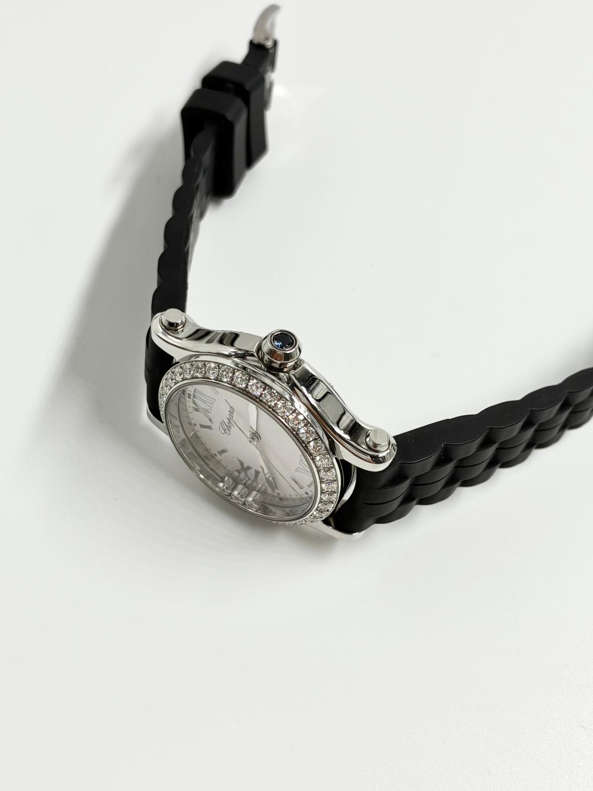 Chopard Happy Sport 30mm 278590-3003 White With Diamond Set (Stainless Steel Bezel) 2025