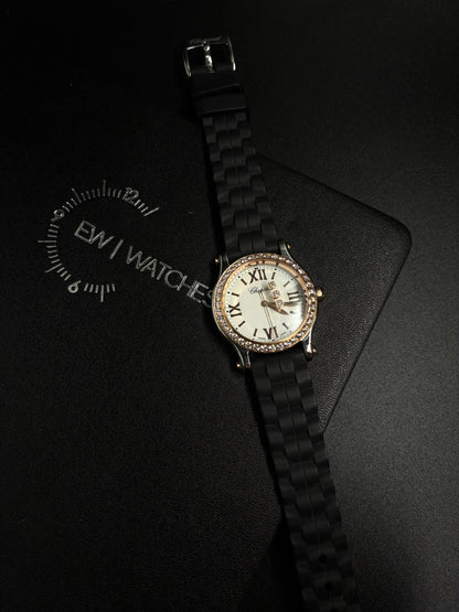 Chopard Happy Sport 30mm 278590-6003 White With Diamond Set (Rose Gold Bezel) 2025