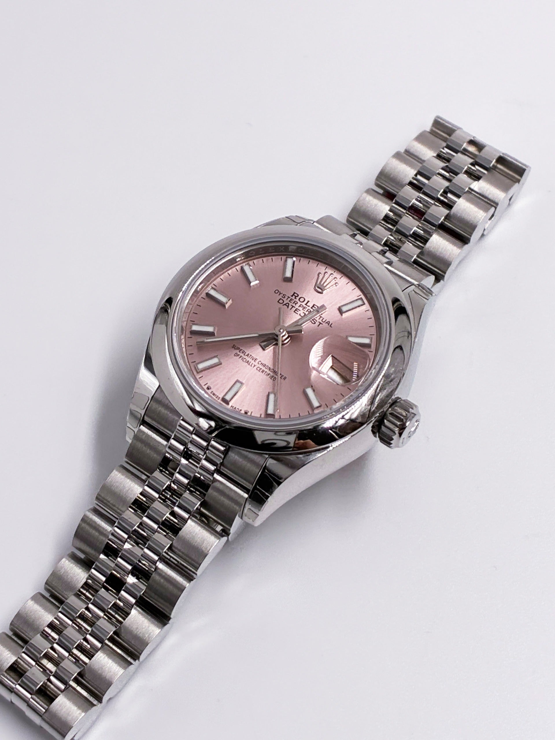 Rolex Lady-Datejust 279160 Pink Index Jubilee 2025