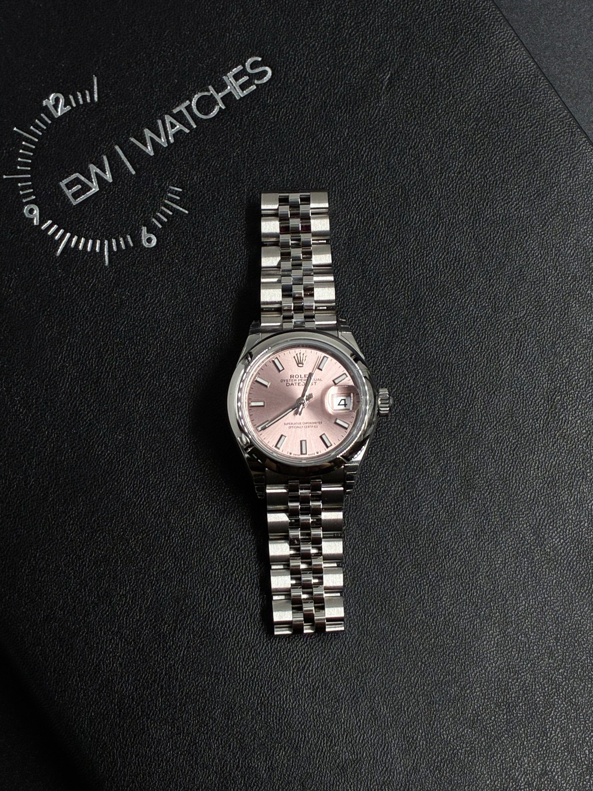 Rolex Lady-Datejust 279160 Pink Index Jubilee 2025