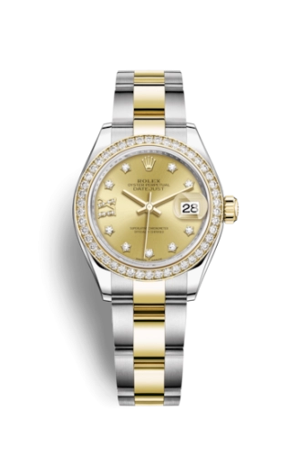 Rolex Lady-Datejust 28 m279383RBR-0022 Champagne Star Diamonds Oyster 2025